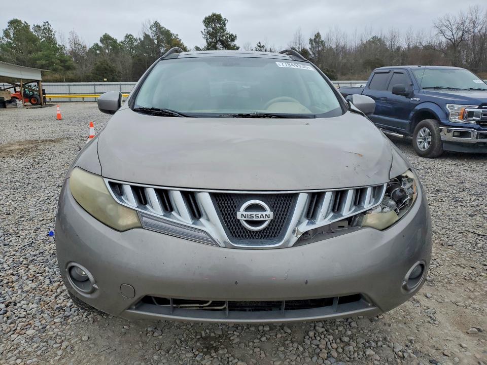 2009 Nissan Murano VIN JN8AZ18U49W014151 COPART salvage auction — FRONT END, Tn - Salvage Certificate, sold $550 on 2026-07-07 (photo 5)