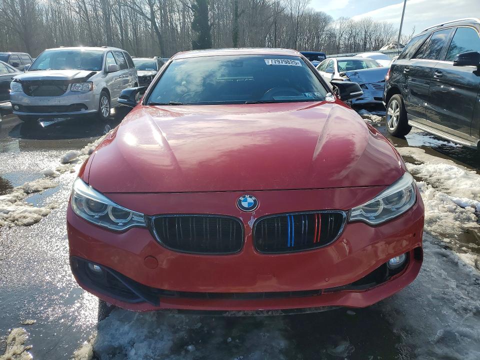 2015 BMW 4er VIN WBA4A9C59FGL87185 COPART salvage auction — REAR END, Nj - Cert Of Title-Salvage, sold $975 on 2026-08-18 (photo 5)
