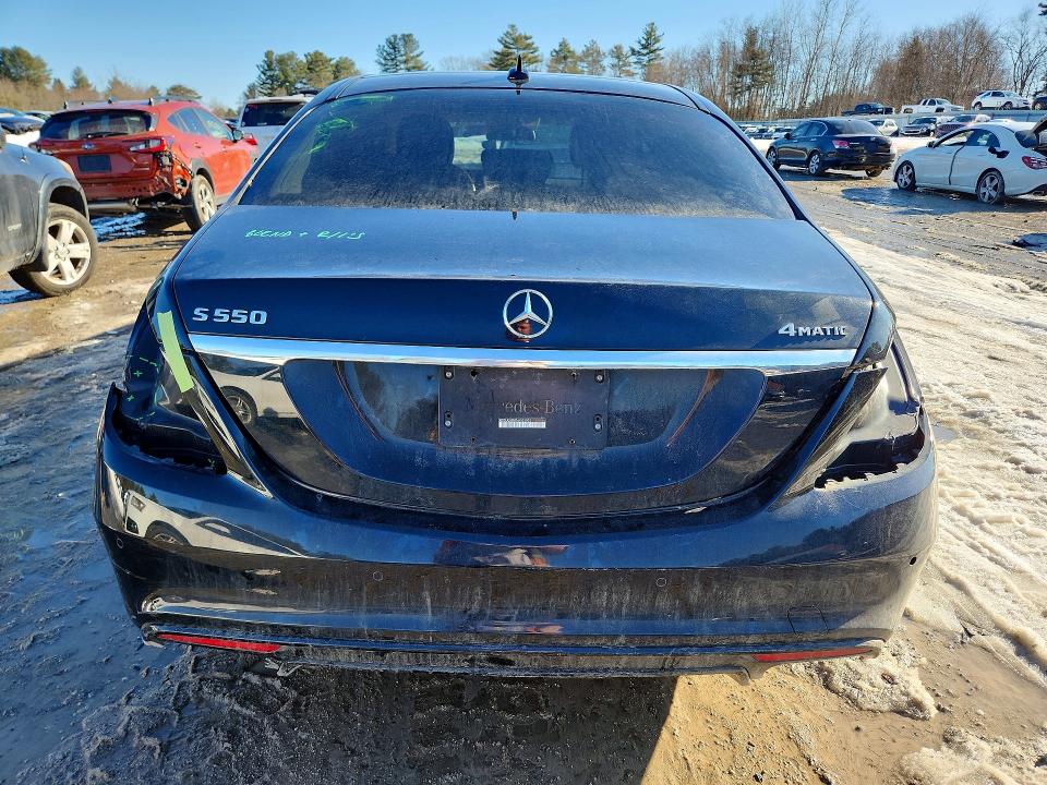 2017 Mercedes-benz S-klasse VIN WDDUG8FB7HA332002 COPART salvage auction — REAR END, Ma - Cert Of Title-Salvage, sold $10,500 on 2026-07-02 (photo 6)