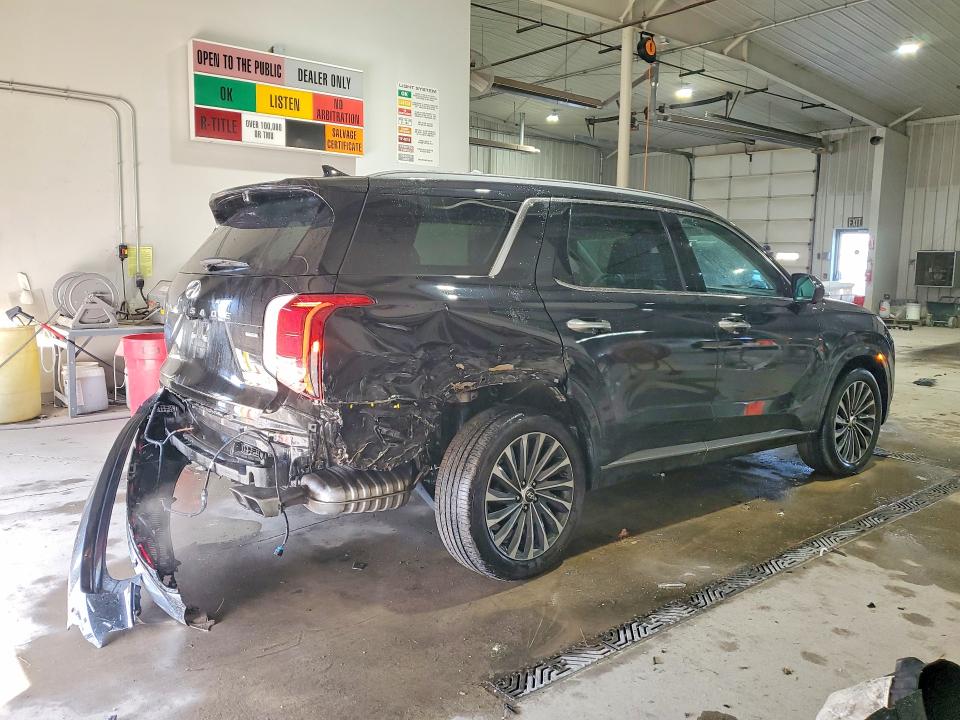 2024 Hyundai Palisade VIN KM8R7DGE7RU755496 COPART salvage auction — REAR END, Nj - Cert Of Title-Salvage, sold $13,600 on 2026-07-13 (photo 3)