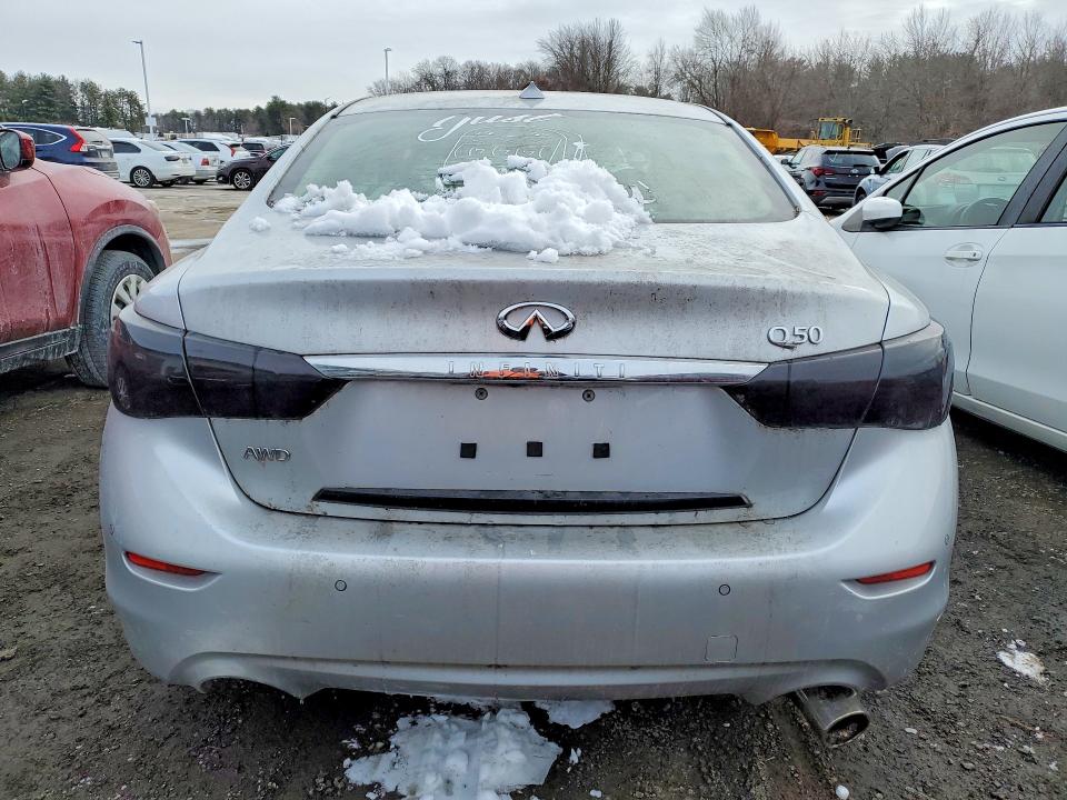 2017 Infiniti Q50 VIN JN1EV7AR9HM836491 COPART salvage auction — MINOR DENT/SCRATCHES, Ct - Certificate Of Title, sold $5,900 on 2026-07-30 (photo 6)