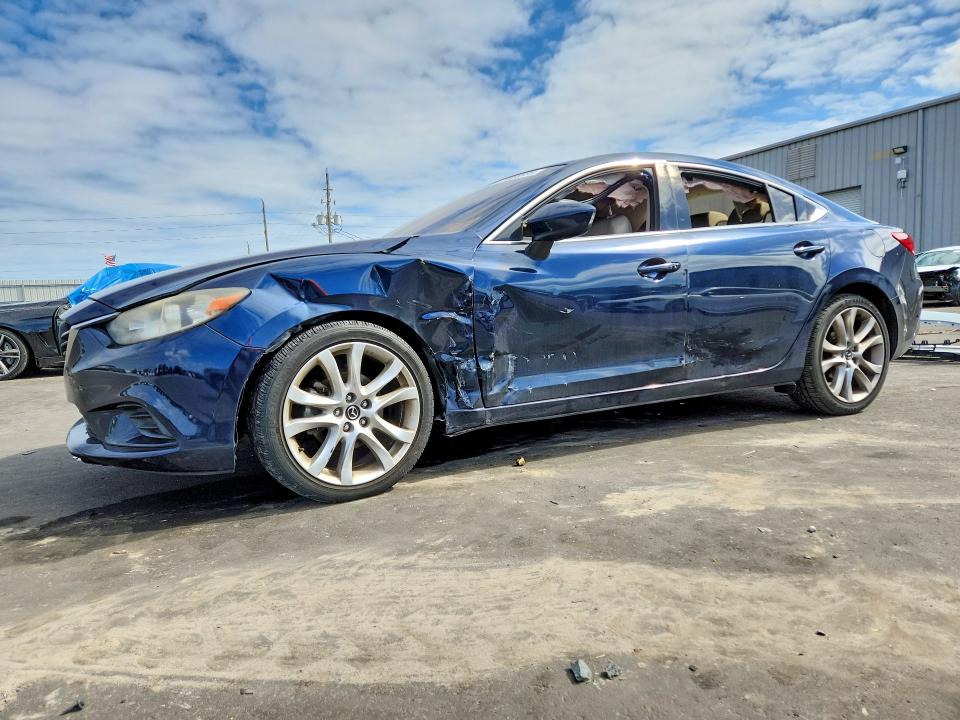 2016 Mazda 6 VIN JM1GJ1V57G1467801 COPART salvage auction — SIDE, Salvage Title, sold $1,700 on 2026-07-20 (photo 1)