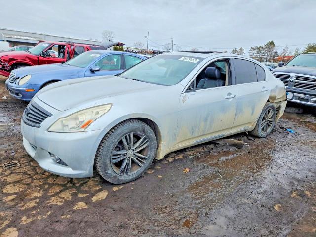 2011 Infiniti G VIN JN1CV6AR6BM355249 COPART salvage auction — REAR END, Ct - Cert Of Title-Salvage, sold $625 on 2026-07-14 (photo 1)