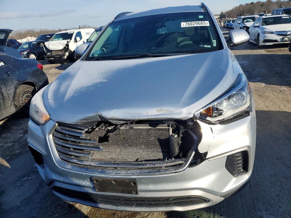 2017 Hyundai Santa fe VIN KM8SMDHF1HU245421 COPART salvage auction — FRONT END, Id - Salvage Certificate Of Title, sold $1,750 on 2026-07-08 (photo 5)