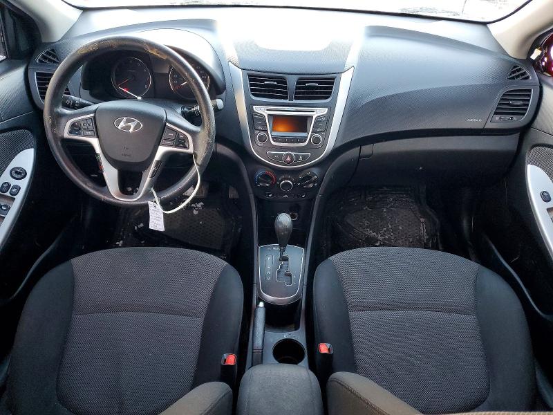 2014 Hyundai Accent VIN KMHCT5AE8EU166371 COPART salvage auction — FRONT END, Other, sold $625 on 2026-07-16 (photo 8)