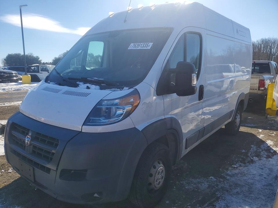 2018 Ram Promaster 2500 VIN 3C6TRVCG0JE113200 COPART salvage auction — MECHANICAL, Ma - Certificate Of Title, sold $2,350 on 2026-08-13 (photo 1)