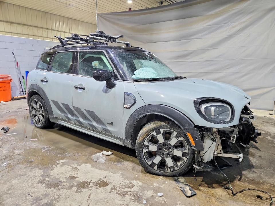 2024 Mini Cooper VIN WMZ83BR00R3S21103 COPART salvage auction — FRONT END, Nh - Cert Of Title-Salvage, sold $3,150 on 2026-07-09 (photo 4)