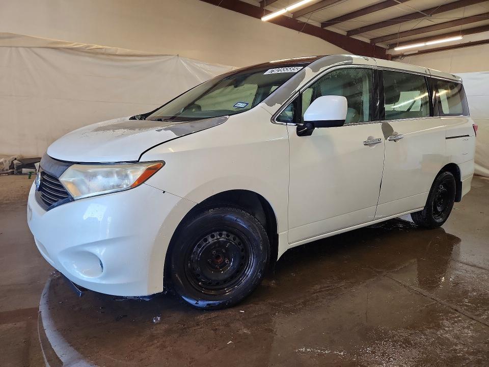 2015 Nissan Quest VIN JN8AE2KPXF9128444 COPART salvage auction — ROOF, Tx - Certificate Of Title, sold $1,200 on 2026-07-08 (photo 1)