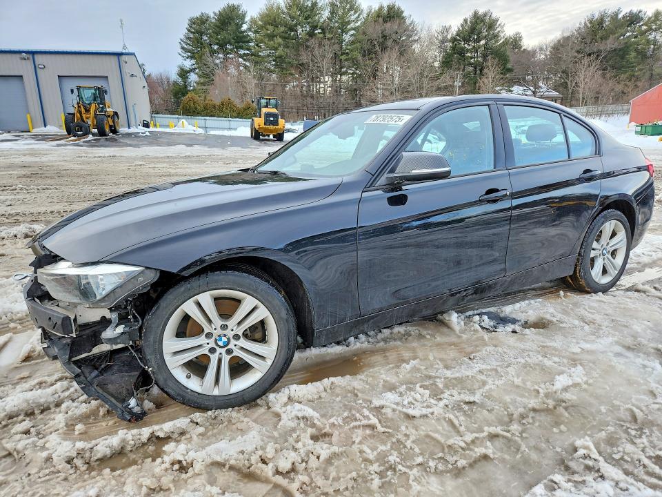 2016 BMW 3er VIN WBA8E3G52GNT75230 COPART salvage auction — FRONT END, Salvage Title, sold $325 on 2026-08-03 (photo 1)