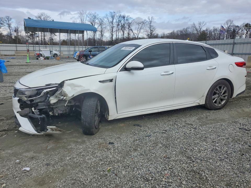 2019 Kia Optima VIN 5XXGT4L39KG341224 COPART salvage auction — FRONT END, Sc - Cert Of Title-Salvage, sold $900 on 2026-07-20 (photo 1)