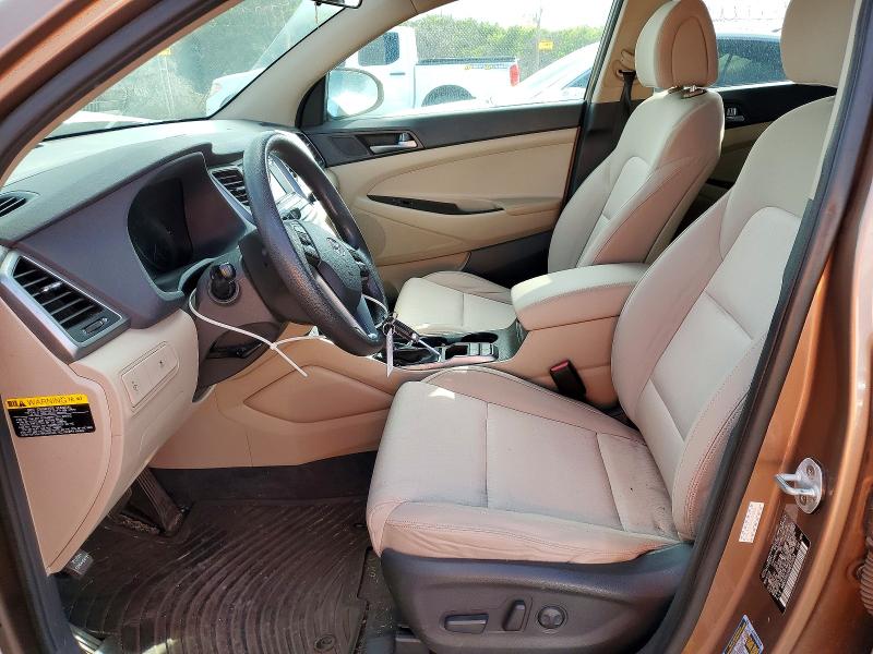 2016 Hyundai Tucson VIN KM8J33A24GU125823 COPART salvage auction — FRONT END, Hi - Certificate Of Salvage, sold $1,050 on 2026-07-27 (photo 7)