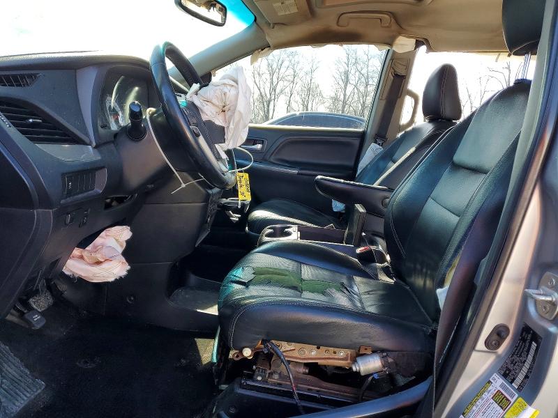 2015 Toyota Sienna VIN 5TDXK3DC2FS542205 COPART salvage auction — FRONT END, Salvage Title, sold $300 on 2026-07-23 (photo 7)