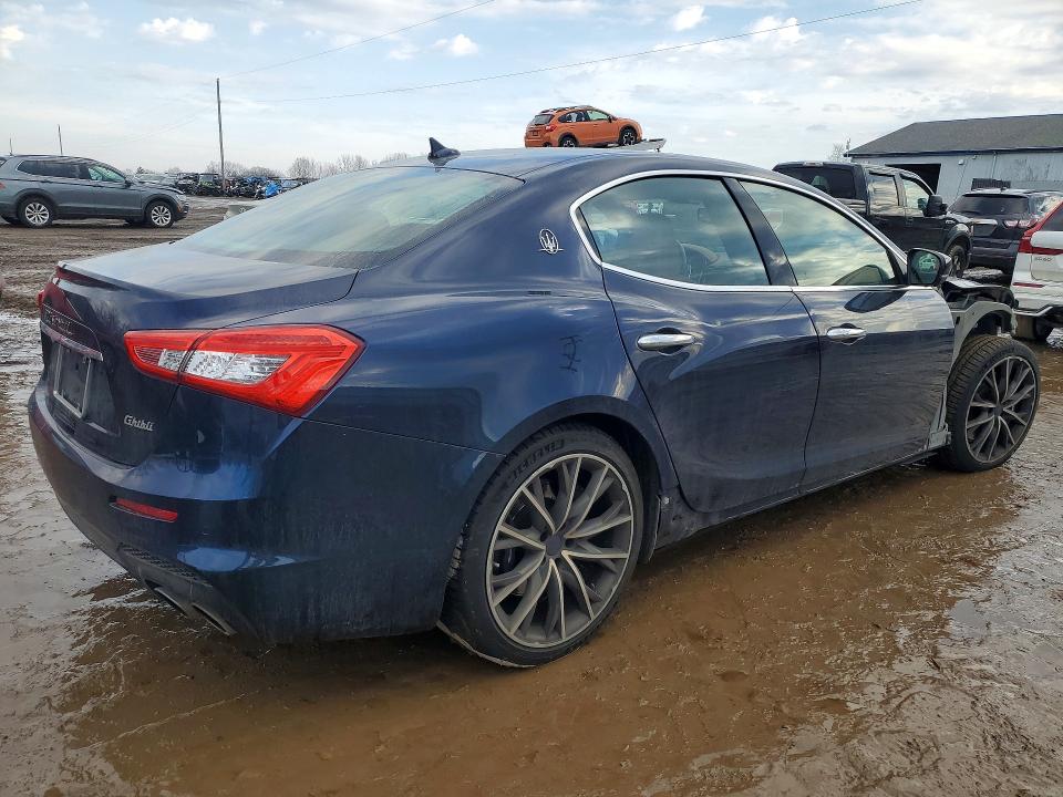 2019 Maserati Ghibli VIN ZAM57YTS8K1321998 COPART salvage auction — FRONT END, Mi - Certificate Of Title, sold $2,200 on 2026-07-22 (photo 3)