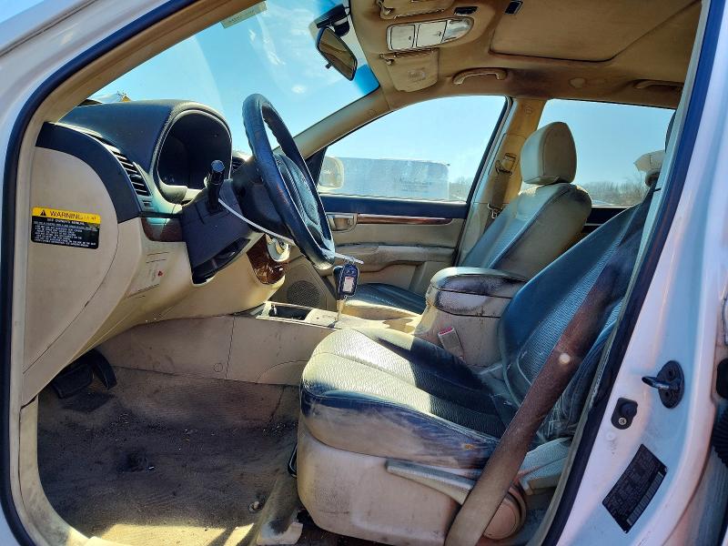 2007 Hyundai Santa fe VIN 5NMSG13D97H069563 COPART salvage auction — MECHANICAL, PA - CERT OF TITLE, sold $1,250 on 2026-07-02 (photo 7)
