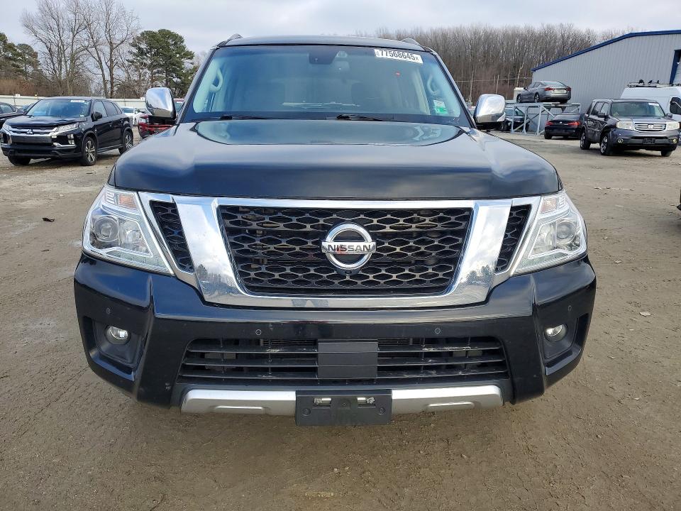 2017 Nissan Armada VIN JN8AY2NE4H9706395 COPART salvage auction — MECHANICAL, Va - Certificate Of Title, sold $4,800 on 2026-07-14 (photo 5)