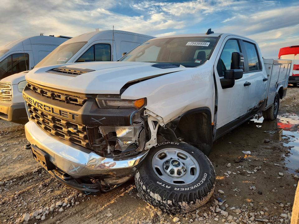 2022 Chevrolet Silverado VIN 1GB1WLE7XNF255841 — COPART salvage auction photo