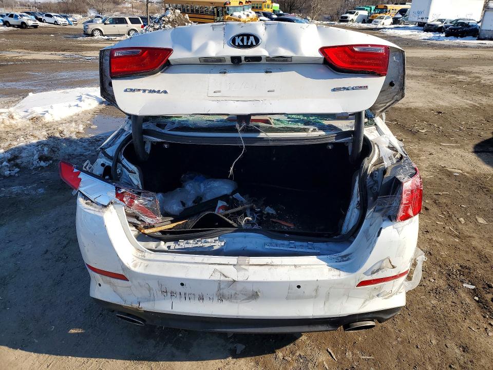 2015 Kia Optima VIN 5XXGN4A70FG426359 COPART salvage auction — REAR END, Salvage Title, sold $375 on 2026-07-16 (photo 6)