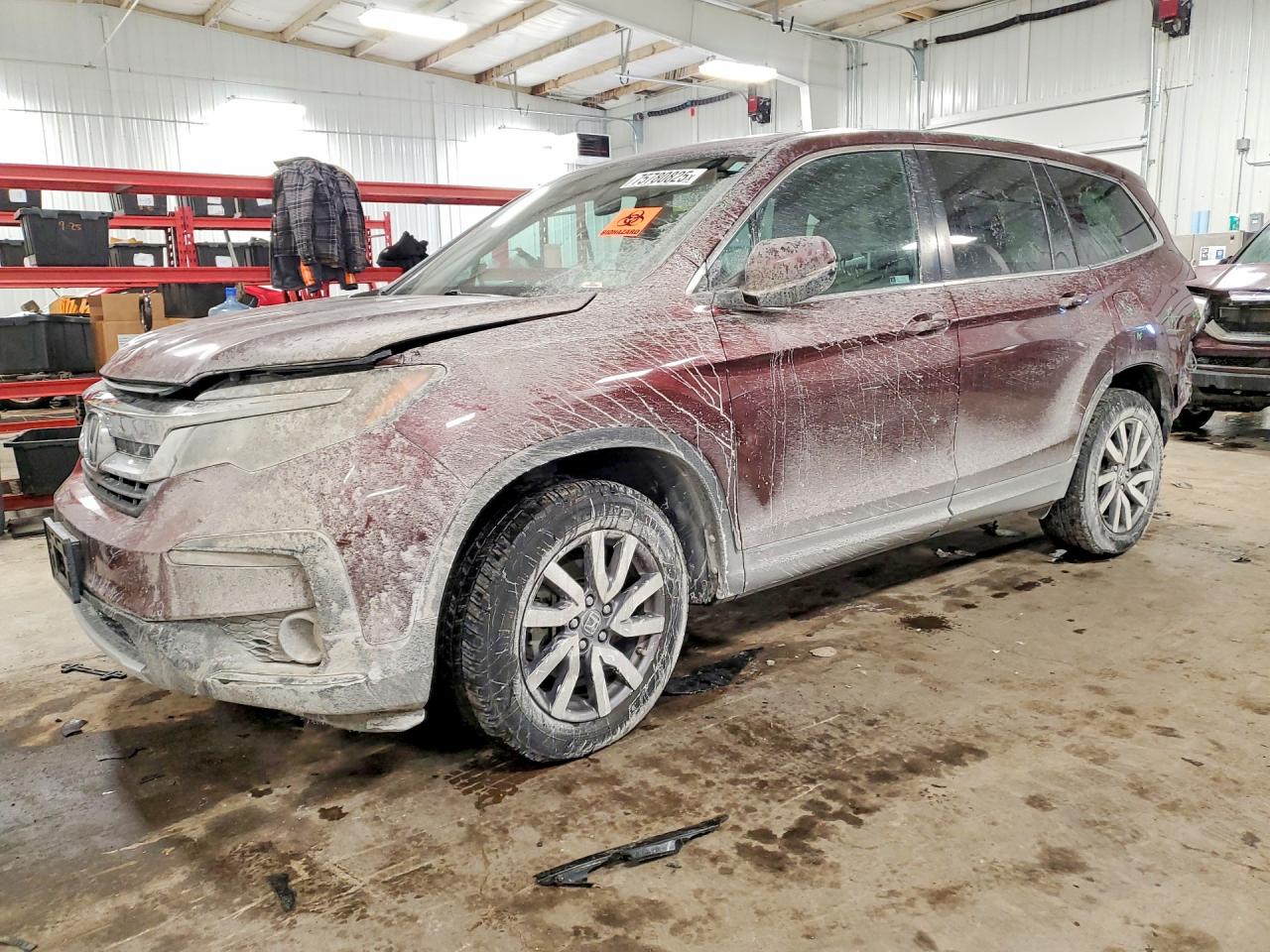 2019 Honda Pilot VIN 5FNYF6H59KB010082 COPART salvage auction — Rear End, MN - CERT OF TITLE-SALVAGE, sold $4,750 on 2026-07-09 (photo 1)