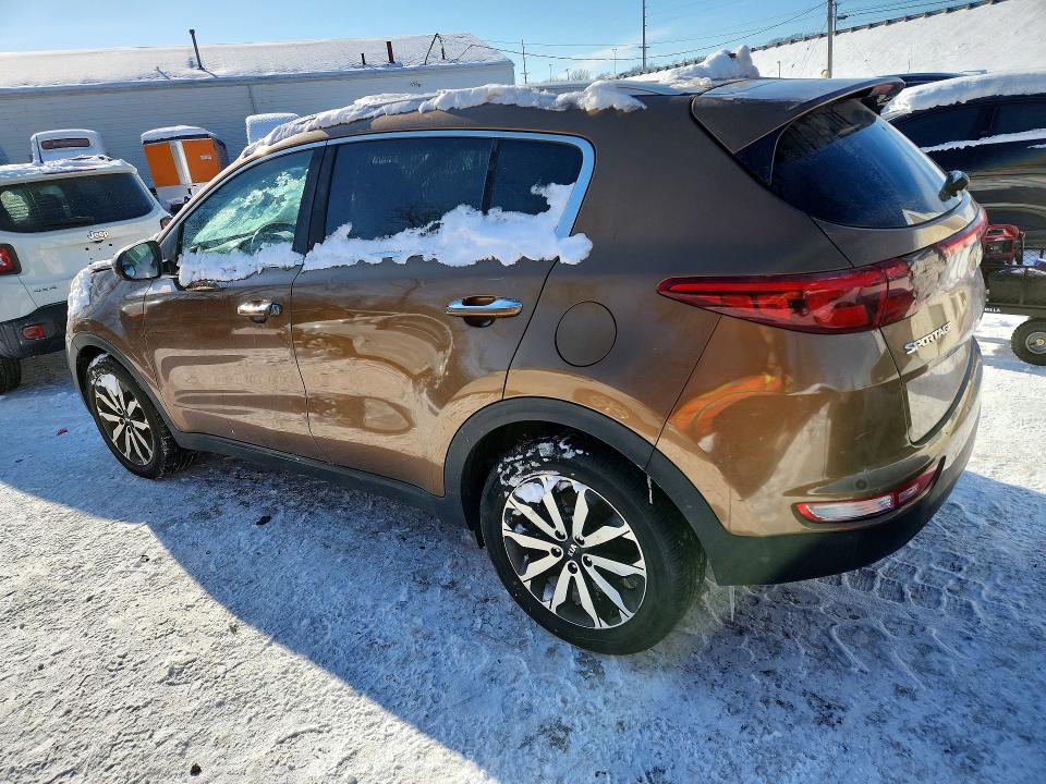 2017 Kia Sportage VIN KNDPN3AC9H7108243 COPART salvage auction — FRONT END, Oh - Cert Of Title-Salvage, sold $1,750 on 2026-07-08 (photo 2)