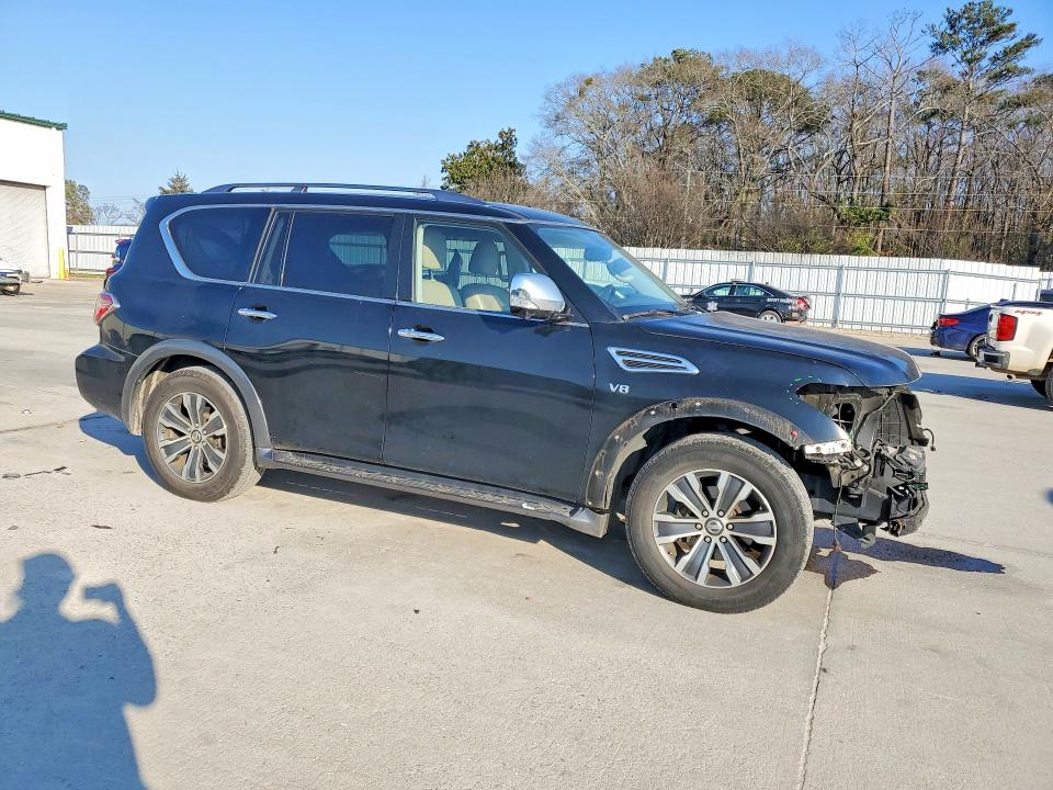2019 Nissan Armada VIN JN8AY2ND9K9092748 COPART salvage auction — FRONT END, Sc - Cert Of Title-Salvage, sold $5,100 on 2026-07-31 (photo 4)