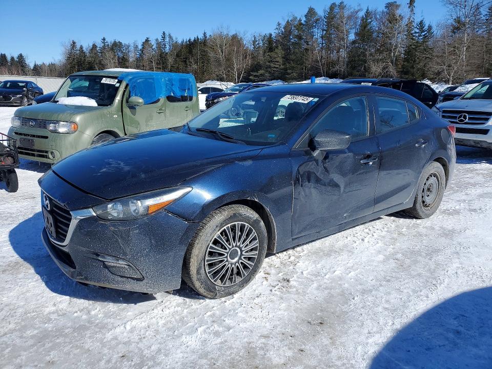 2017 Mazda 3 VIN JM1BN1U71H1113470 COPART salvage auction — FRONT END, Salvage Title, sold $1,600 on 2026-07-23 (photo 1)