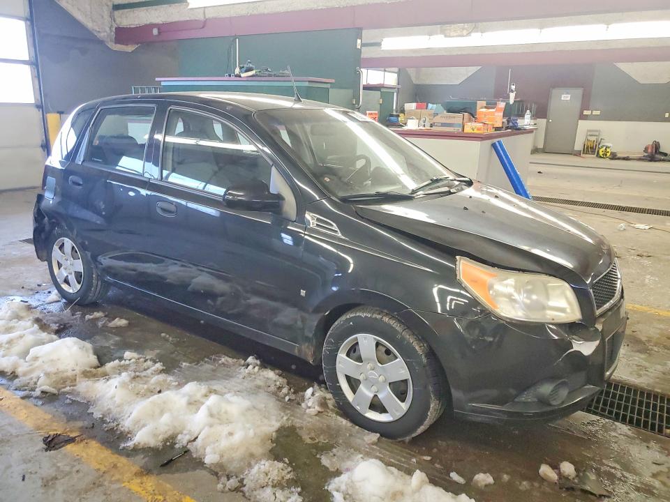 2009 Chevrolet Aveo VIN KL1TD66E39B304567 COPART salvage auction — REAR END, In - Bill Of Sale - Parts Only, sold $300 on 2026-07-06 (photo 4)