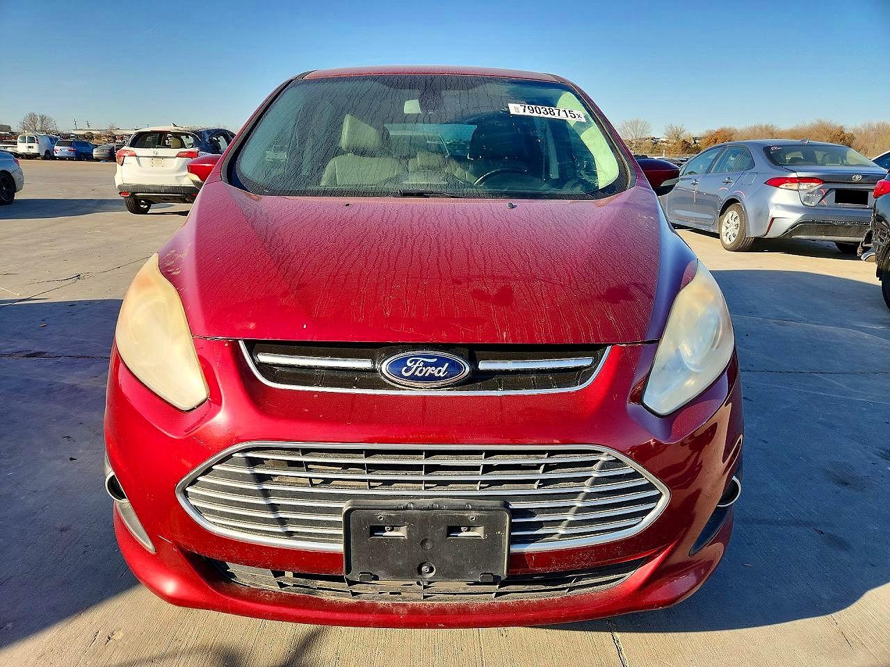 2014 Ford C-Max VIN 1FADP5CU3EL508340 COPART salvage auction — Front End, TX - CERTIFICATE OF TITLE, sold $900 on 2026-07-03 (photo 5)