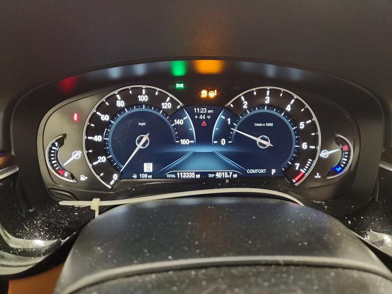 2019 BMW 5er VIN WBAJE7C59KWW05251 COPART salvage auction — FRONT END, Wi - Certificate Of Title, sold $8,400 on 2026-07-13 (photo 9)
