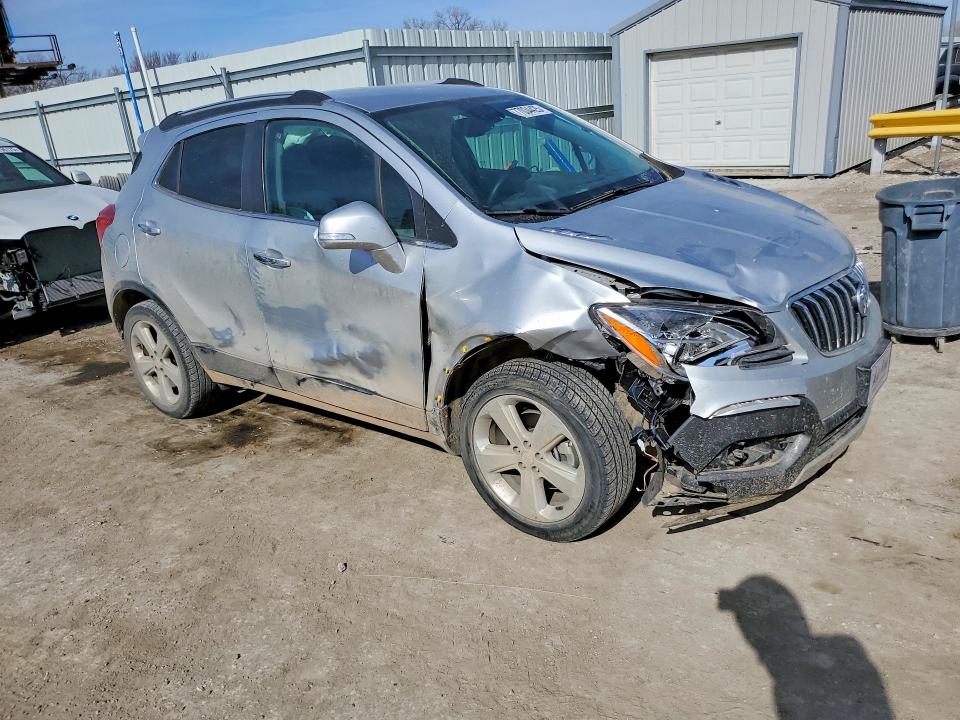 2015 Buick Encore VIN KL4CJBSB9FB041772 COPART salvage auction — FRONT END, Wv - Salvage Certificate, sold $1,400 on 2026-07-06 (photo 4)