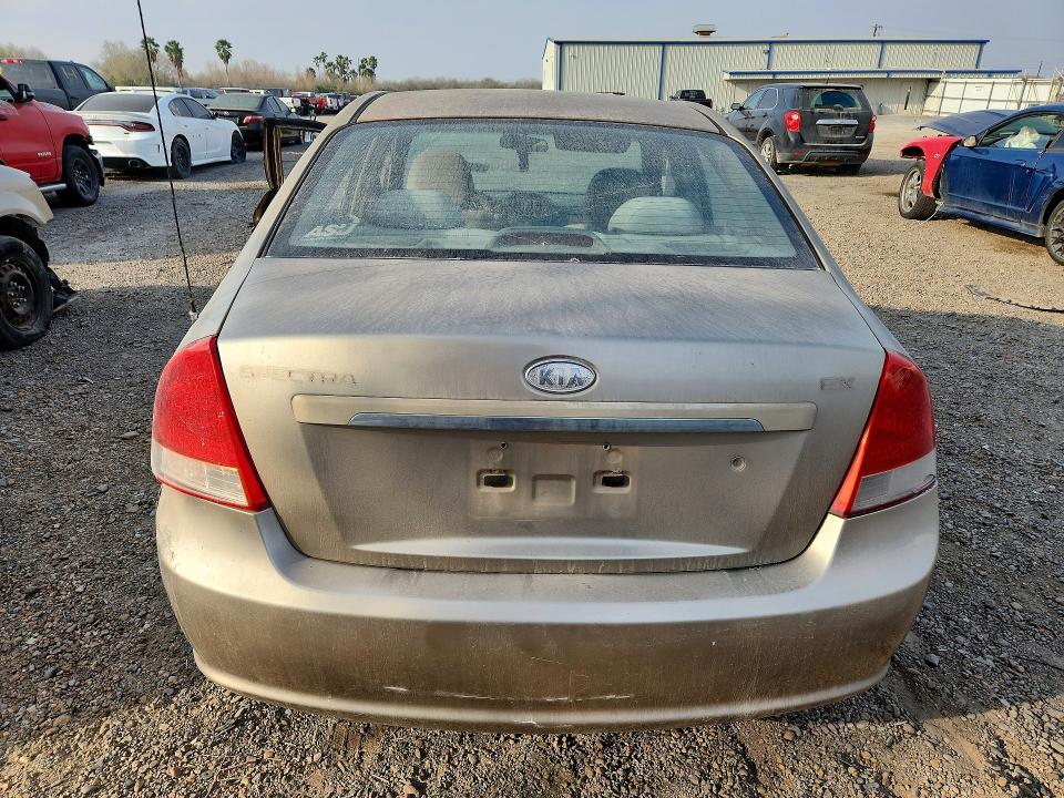 2007 Kia Spectra VIN KNAFE121575434528 COPART salvage auction — SIDE, Tx - Salvage Vehicle Title, sold $475 on 2026-07-08 (photo 6)