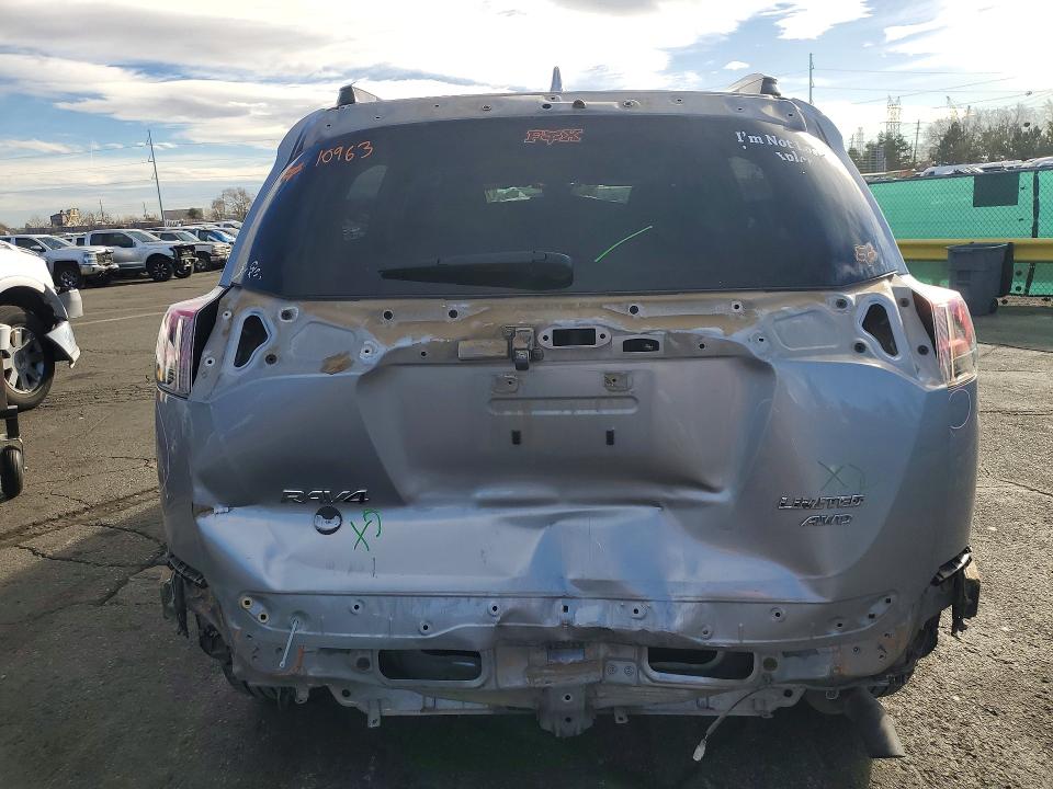 2018 Toyota Rav 4 VIN JTMDFREV2JJ202746 COPART salvage auction — REAR END, Co - Bill Of Sale-Parts Only, sold $6,000 on 2026-07-09 (photo 6)