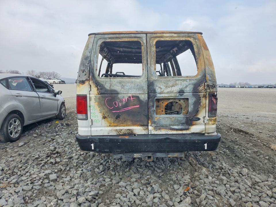 2001 Ford Econoline VIN 1FBSS31L91HA85134 COPART salvage auction — BURN, TN - NON-REPAIRABLE CERTIFICATE, sold $225 on 2026-07-27 (photo 6)