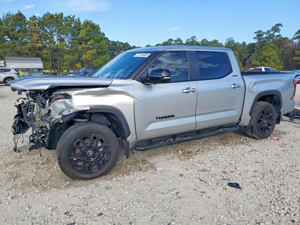 2025 Toyota Tundra VIN 5TFWA5DB0SX310790 COPART salvage auction — Front End, TX - CERTIFICATE OF TITLE, sold $17,700 on 2026-06-02 (photo 1)