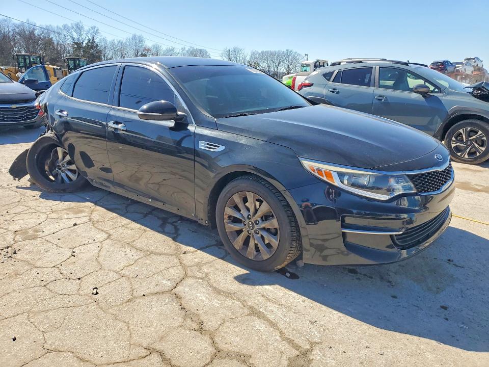 2016 Kia Optima VIN 5XXGT4L38GG073757 COPART salvage auction — REAR END, Tn - Salvage Certificate, sold $1,100 on 2026-07-20 (photo 4)