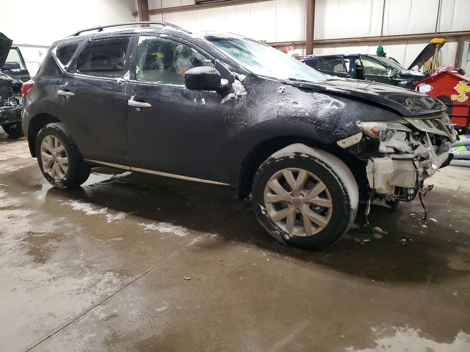2014 Nissan Murano VIN JN8AZ1MW5EW522632 COPART salvage auction — FRONT END, Other, sold $125 on 2026-07-09 (photo 4)