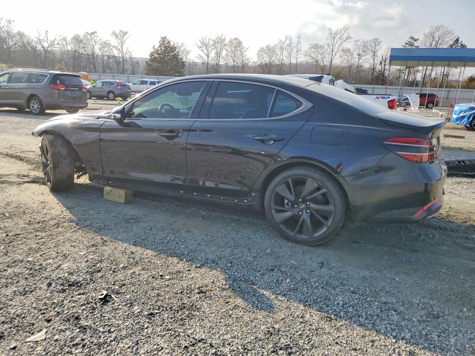 2023 Genesis G70 VIN KMTG34TA6PU106782 COPART salvage auction — FRONT END, GA - CERTIFICATE OF TITLE, sold $5,300 on 2026-07-15 (photo 2)