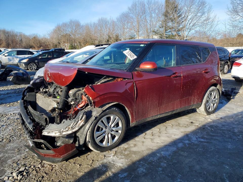 2020 Kia Soul VIN KNDJ23AU2L7088451 COPART salvage auction — FRONT END, Ma - Cert Of Title-Salvage, sold $1,950 on 2026-07-27 (photo 1)