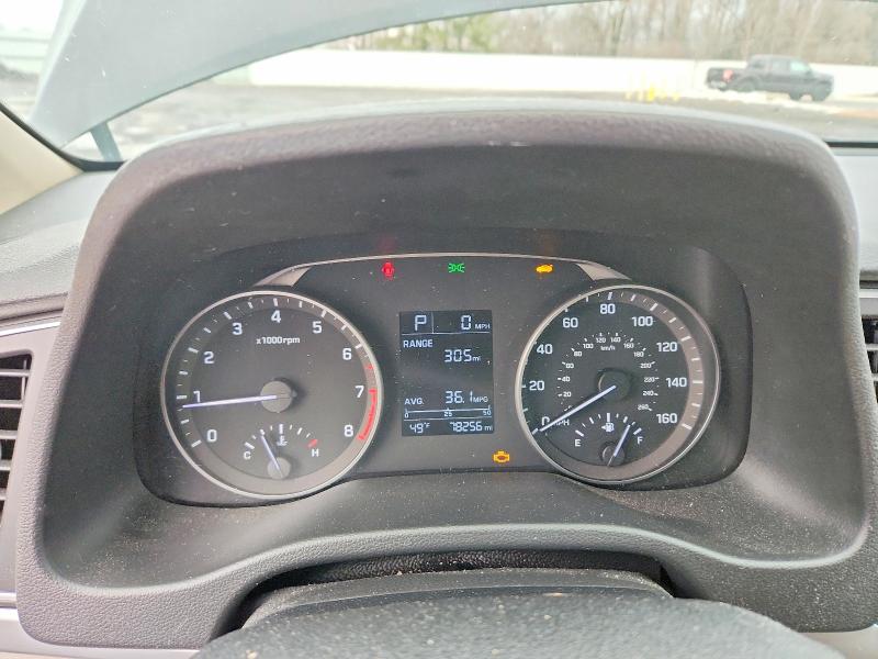 2017 Hyundai Elantra VIN KMHD74LF3HU431744 COPART salvage auction — REAR END, Md - Cert Of Salvage > 75% Damage, sold $1,650 on 2026-07-17 (photo 9)