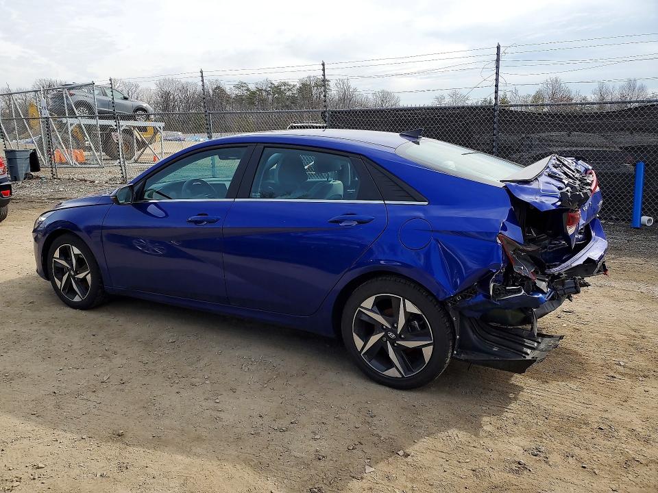 2023 Hyundai Elantra VIN KMHLP4AG8PU536611 COPART salvage auction — REAR END, Md - Cert Of Salvage > 75% Damage, sold $3,500 on 2026-07-14 (photo 2)