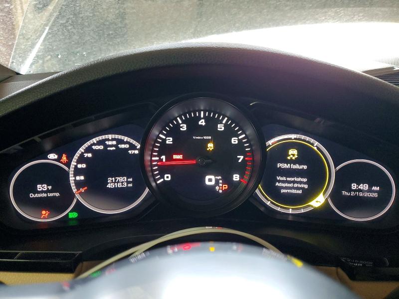 2020 Porsche Cayenne VIN WP1AA2AY5LDA01089 COPART salvage auction — REAR END, Il - Salvage Certificate, sold $22,100 on 2026-07-03 (photo 9)