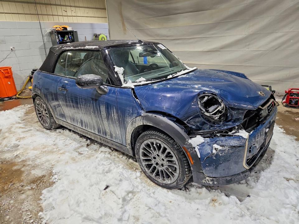 2025 Mini Cooper VIN WMW23GX09S2X48586 COPART salvage auction — FRONT END, Nh - Cert Of Title-Salvage, sold $100 on 2026-07-23 (photo 4)