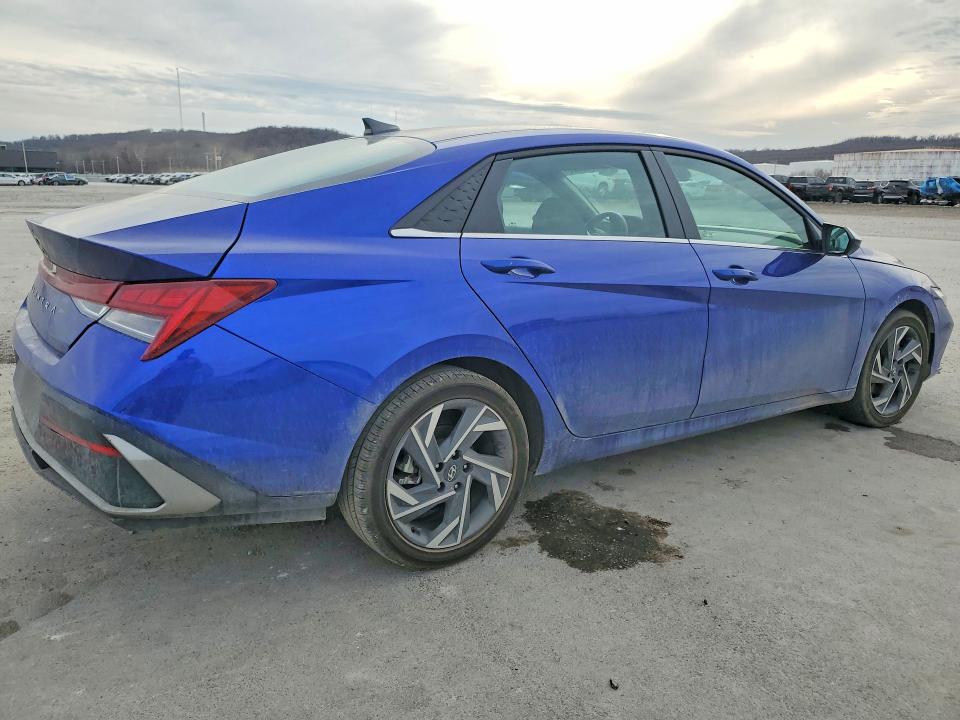 2025 Hyundai Elantra VIN KMHLS4DG7SU913836 COPART salvage auction — FRONT END, Pa - Certificate Of Salvage, sold $2,500 on 2026-07-22 (photo 3)