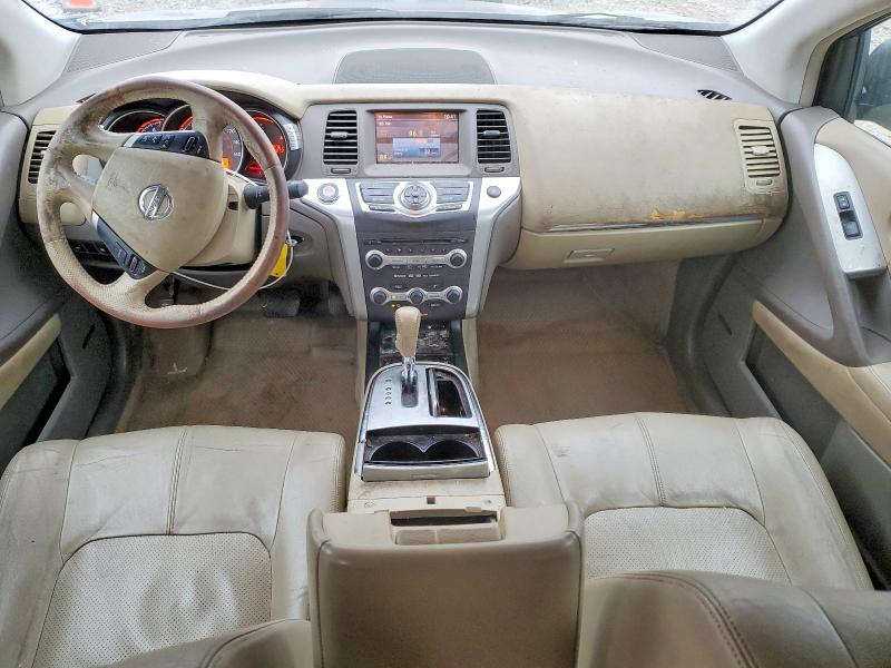 2009 Nissan Murano VIN JN8AZ18U49W014151 COPART salvage auction — FRONT END, Tn - Salvage Certificate, sold $550 on 2026-07-07 (photo 8)