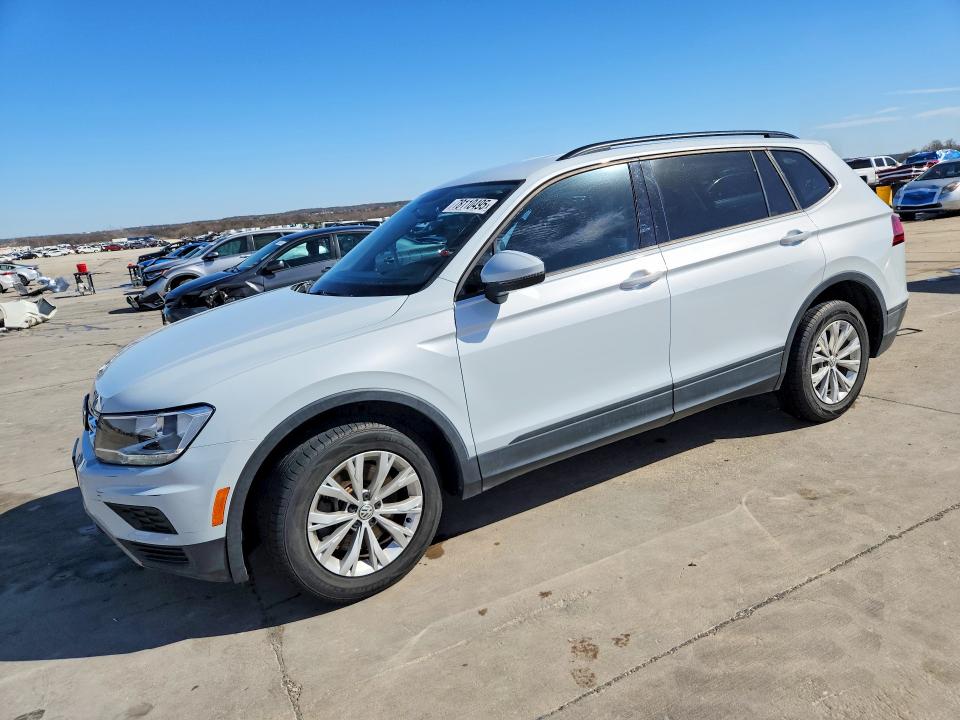 2018 Volkswagen Tiguan VIN 3VV1B7AXXJM123792 COPART salvage auction — FRONT END, Tx - Certificate Of Title, sold $4,000 on 2026-07-02 (photo 1)