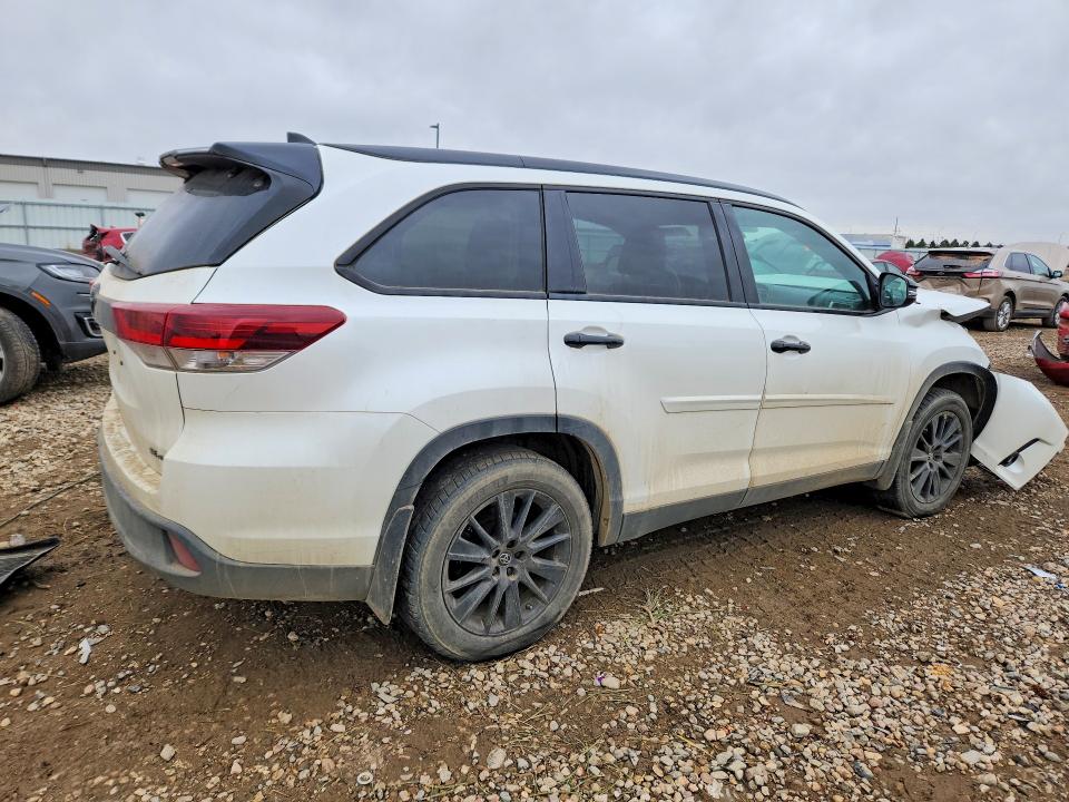 2019 Toyota Highlander VIN 5TDJZRFH4KS970185 COPART salvage auction — FRONT END, Mn - Cert Of Title-Salvage, sold $4,850 on 2026-07-20 (photo 3)