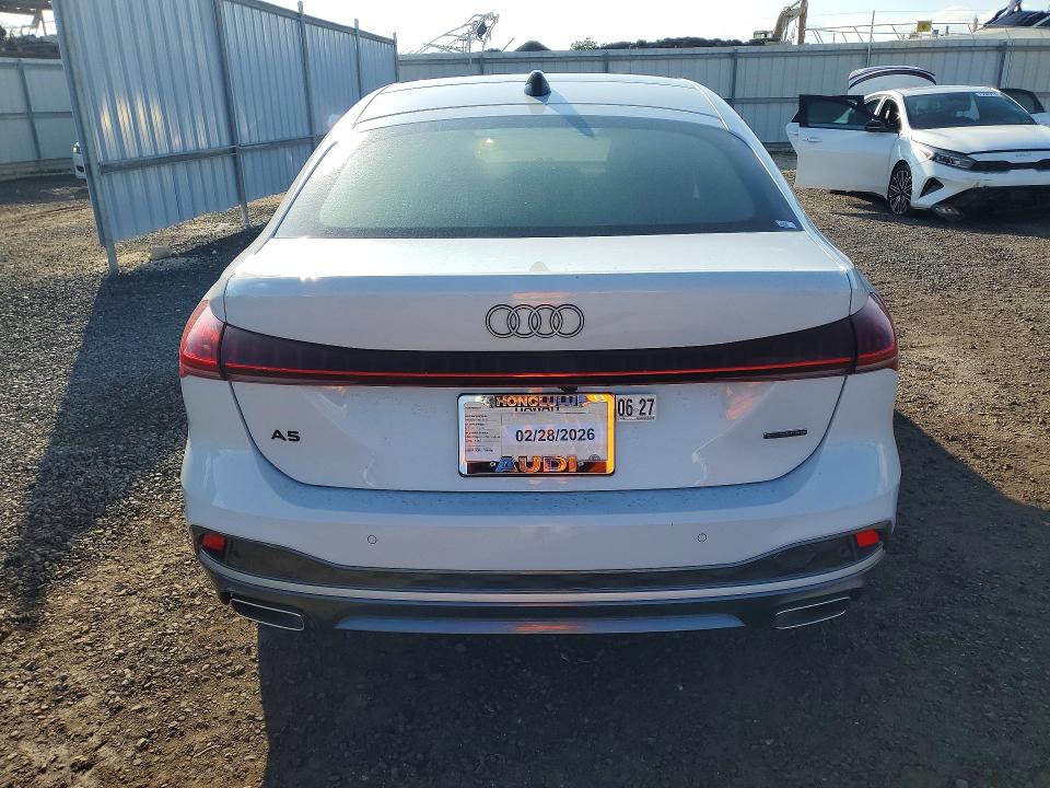 2025 Audi A5 VIN WAU2BCFU3SN044396 COPART salvage auction — Burn Interior, Hi - Certificate Of Title, sold $14,300 on 2026-07-20 (photo 6)