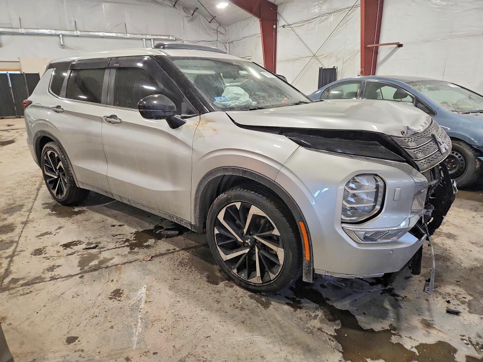 2022 Mitsubishi Outlander VIN JA4J4UA86NZ025230 COPART salvage auction — FRONT END, Wv - Salvage Certificate, sold $4,500 on 2026-07-20 (photo 4)