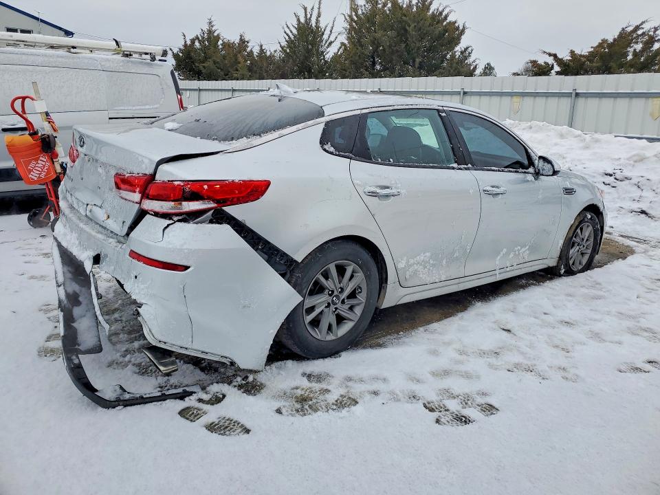 2019 Kia Optima VIN 5XXGT4L38KG346849 COPART salvage auction — REAR END, Nj - Cert Of Title-Salvage, sold $225 on 2026-07-27 (photo 3)
