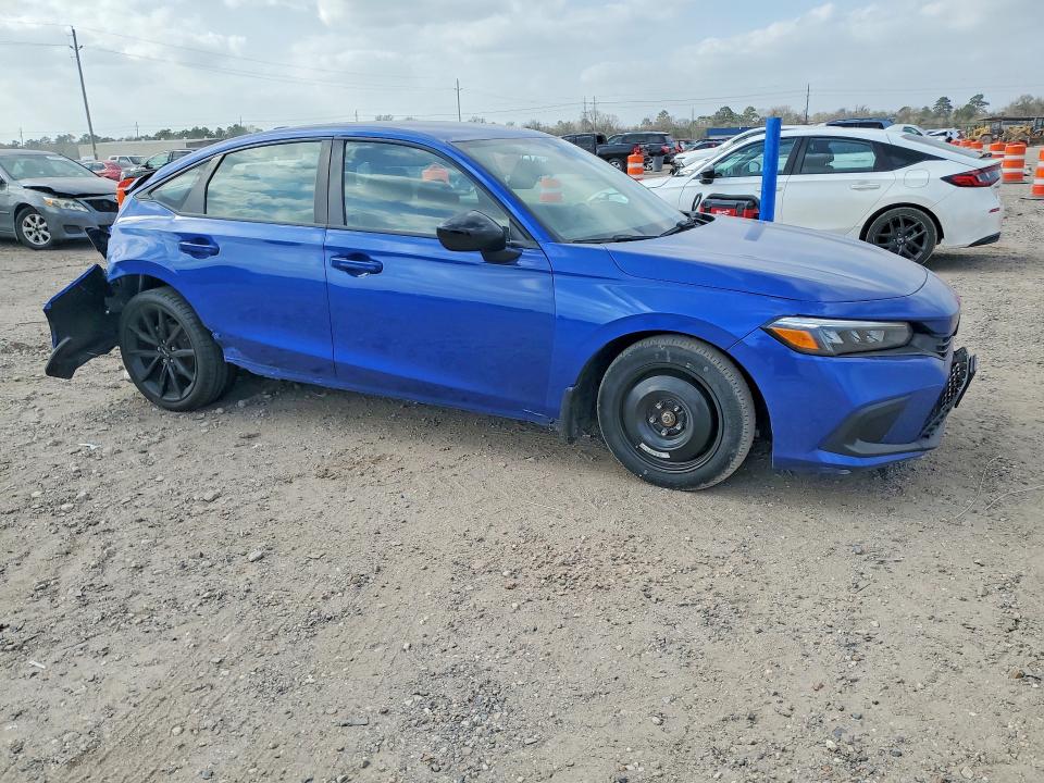 2024 Honda Civic VIN 2HGFE2F58RH552124 COPART salvage auction — REAR END, Tx - Salvage Vehicle Title, sold $4,700 on 2026-07-02 (photo 4)