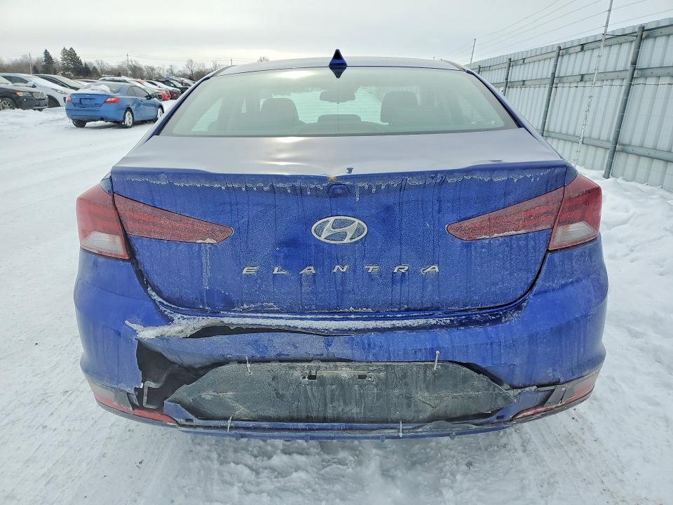 2019 Hyundai Elantra VIN KMHD84LF4KU774454 COPART salvage auction — REAR END, On - Permit Salvage, sold $1,750 on 2026-07-28 (photo 6)